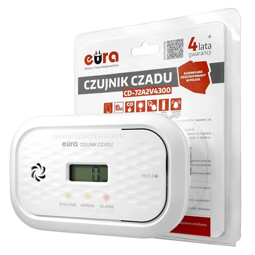 Czujnik czadu EURA CD-72A2v4300/B