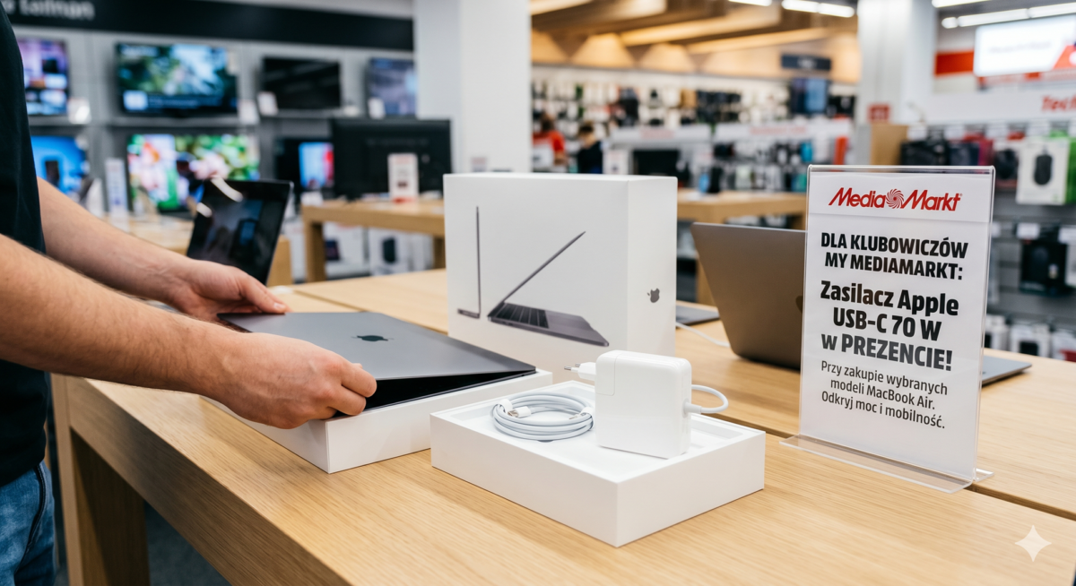 Kup MacBook Air i zgarnij ładowarkę w zestawie!