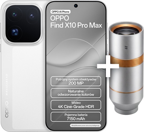 OPPO Find X10 Pro Max 5G 12/512GB + Telekonwerter