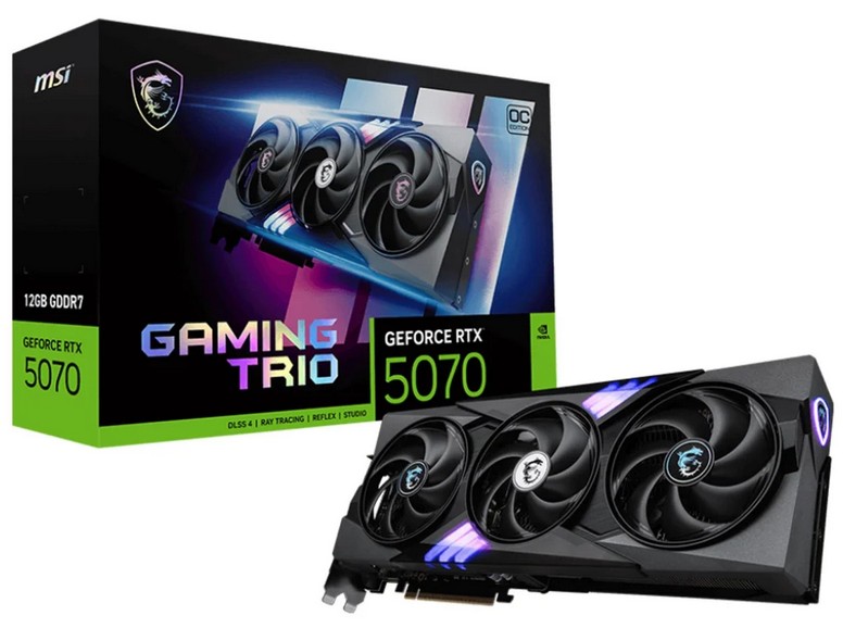 MSI GeForce RTX 5070 Gaming Trio OC 12GB