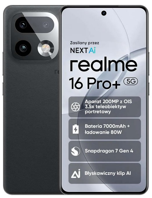 REALME 16 Pro+ 5G 8/256GB 6,8