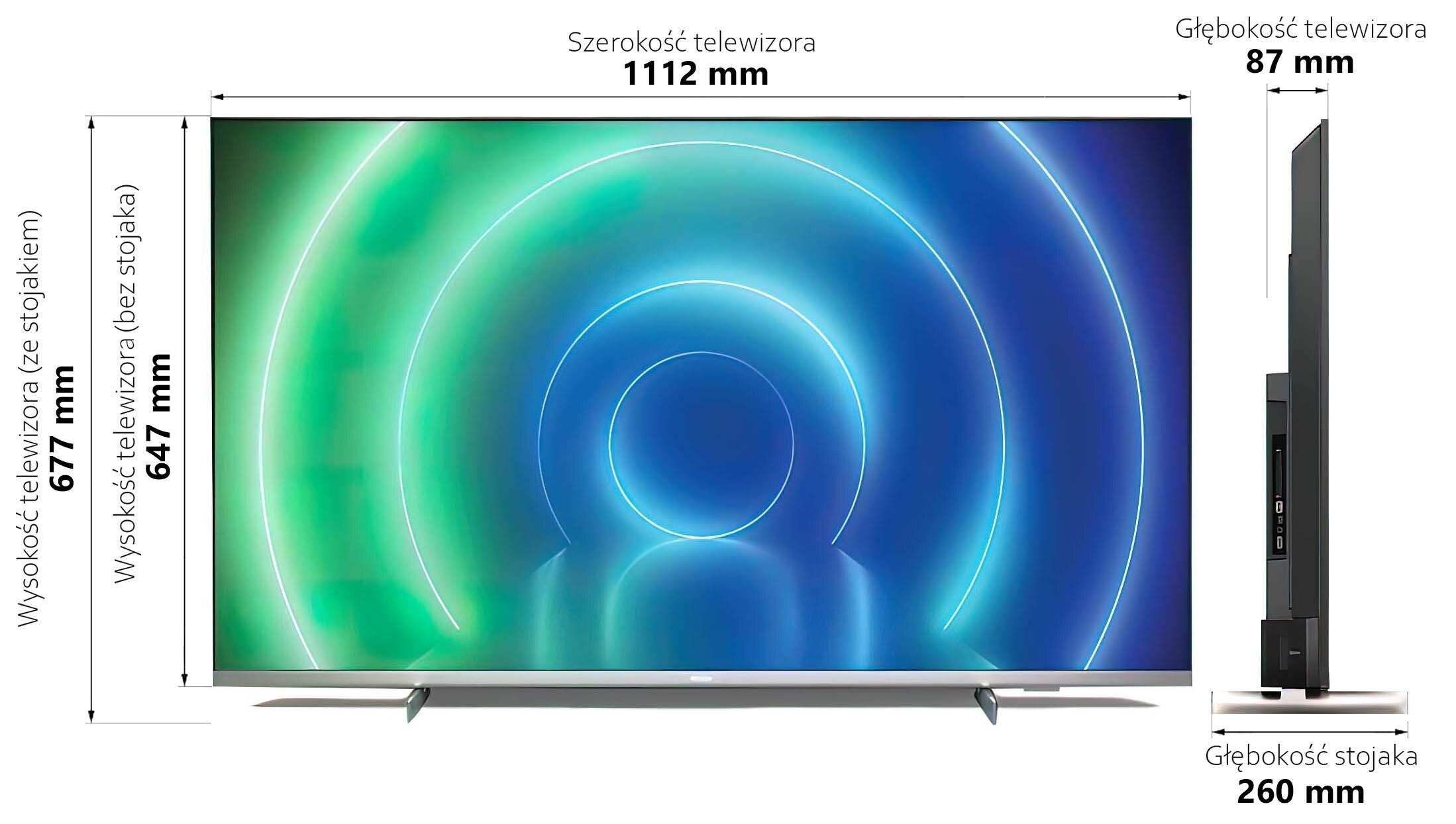 Telewizor Philips 50PUS7556/12 50" 4K Ultra HD