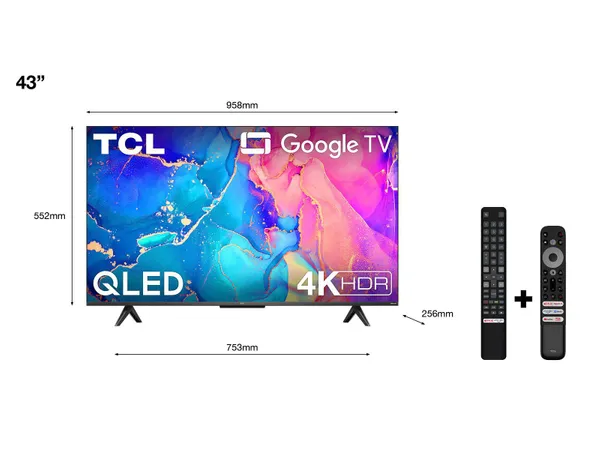 Telewizor TCL 43C631 43" 4K Ultra HD