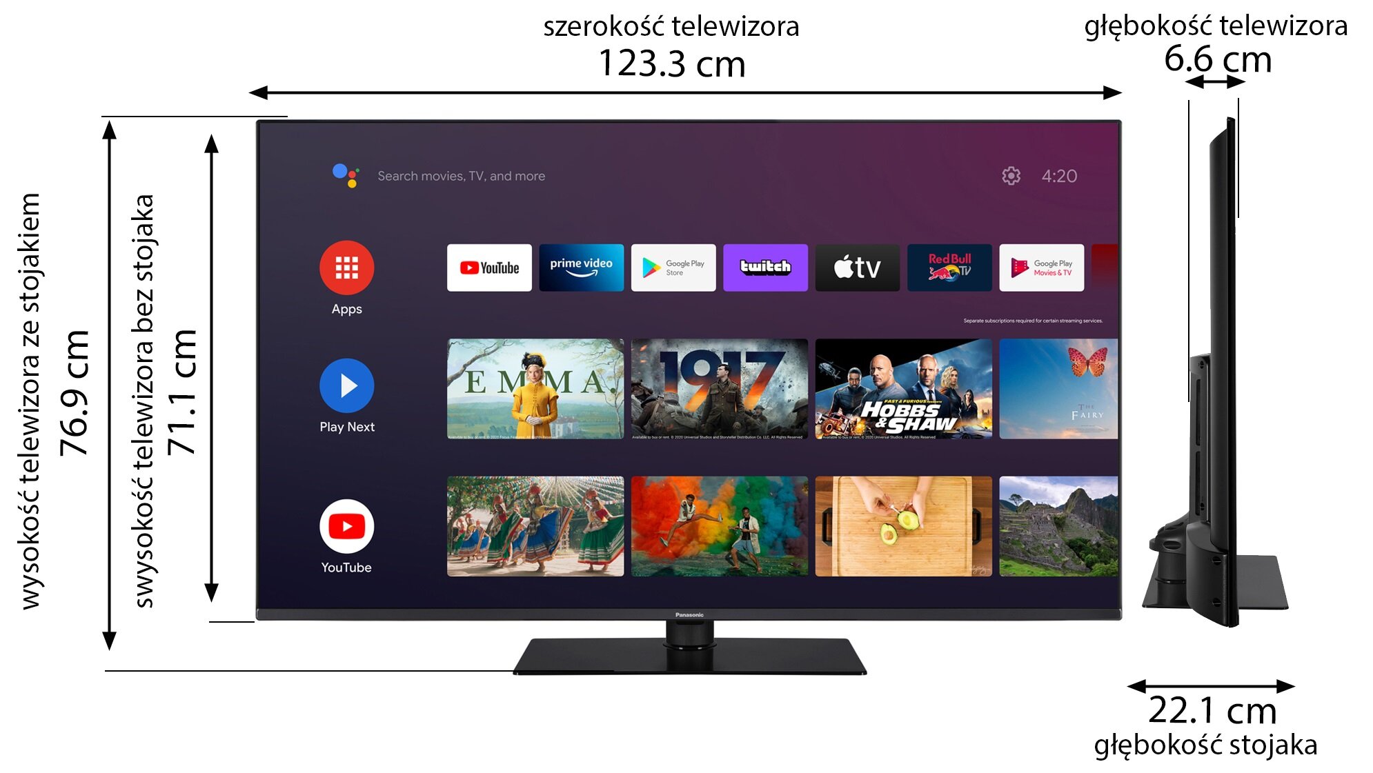 Telewizor Panasonic TX55LX650E 55" 4K Ultra HD