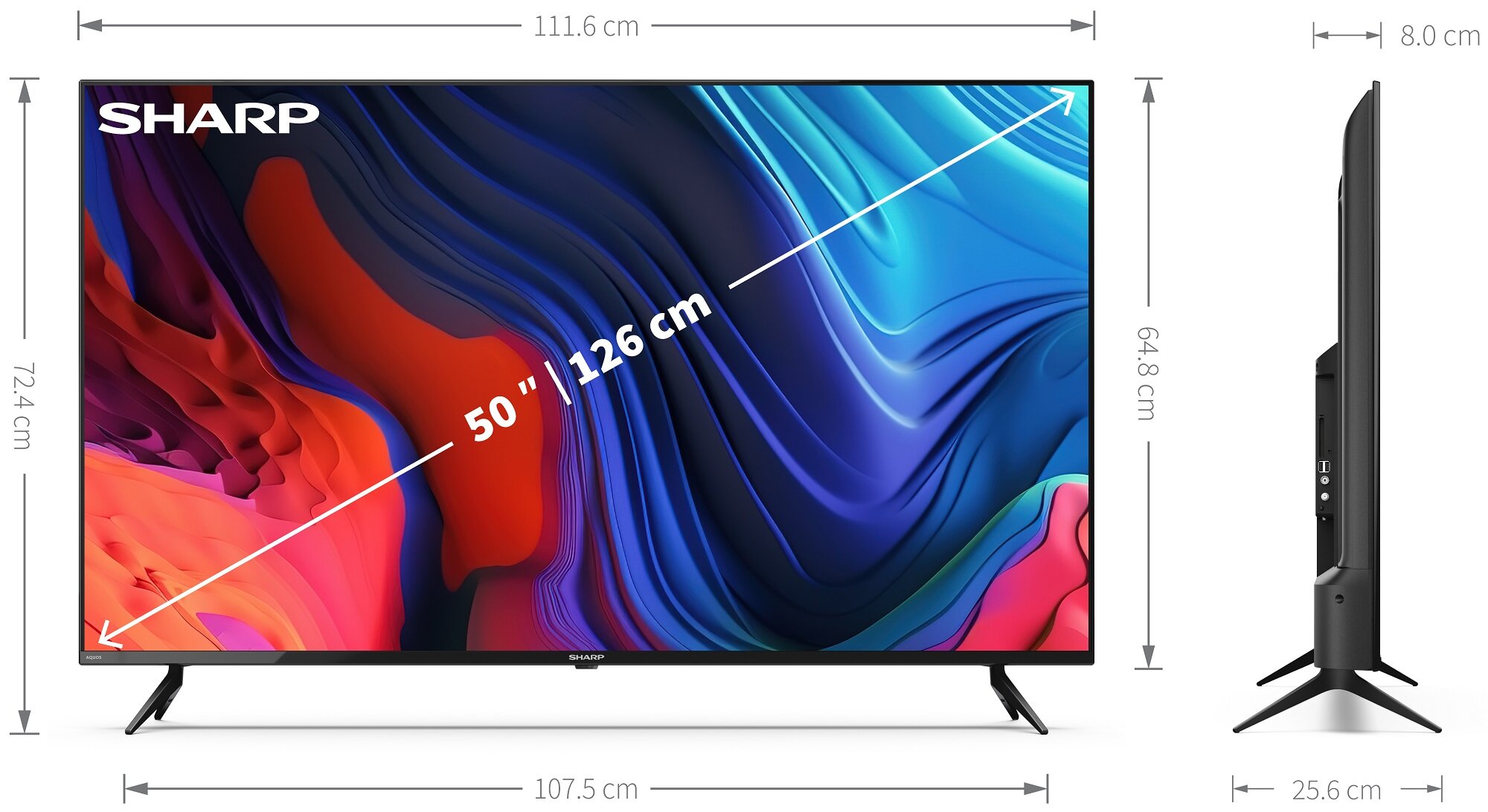 Telewizor Sharp 50LF1EA 50" 4K Ultra HD