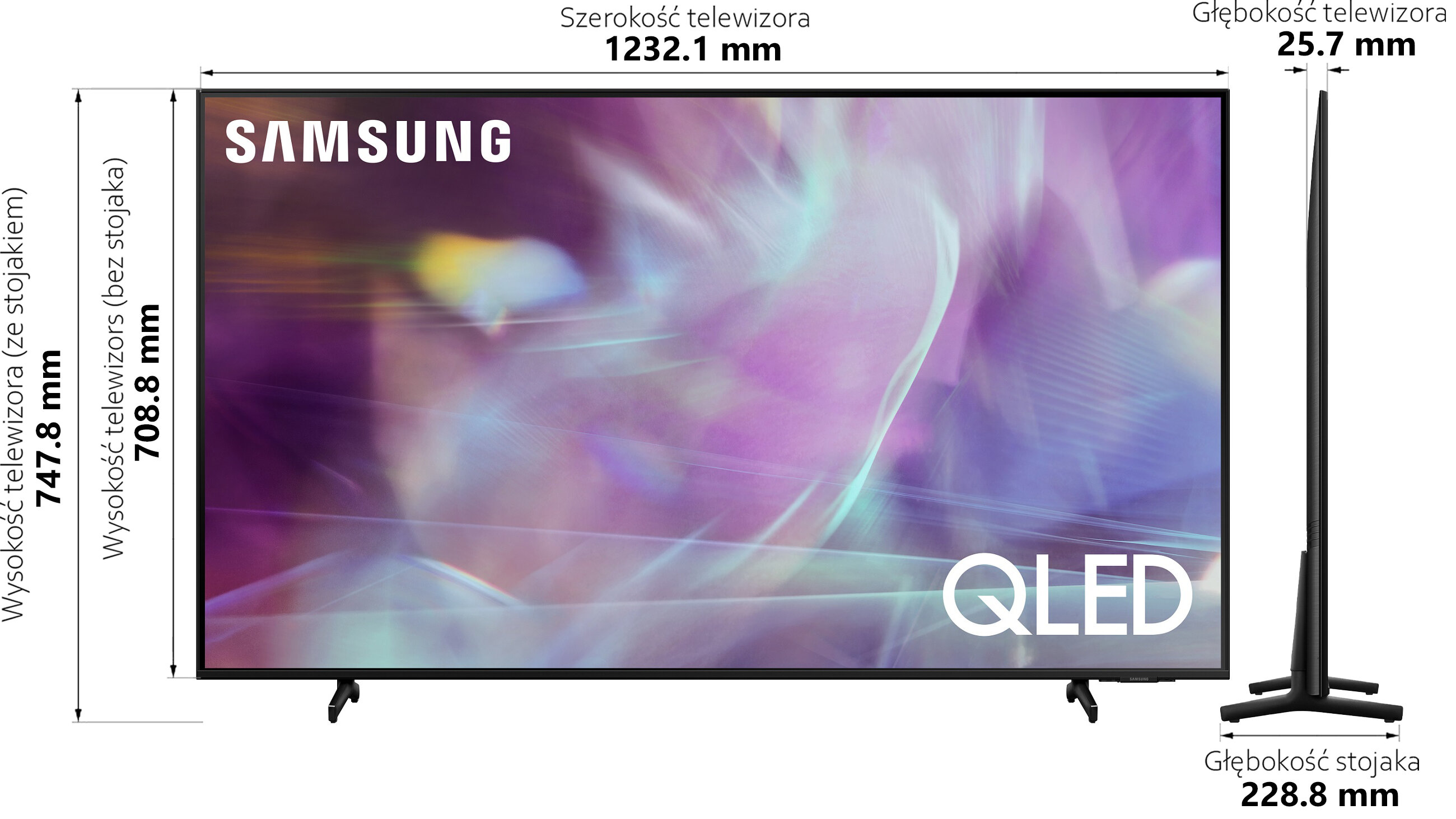 Telewizor Samsung QE55Q67AAUXXH 55" 4K Ultra HD