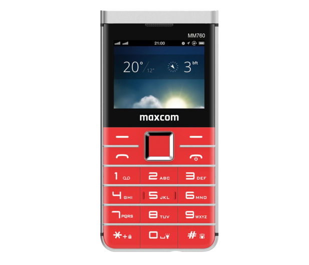 Smartfon MaxCom czarno-niebieski