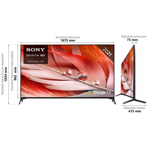 Telewizor Sony XR75X93JAEP 75" 4K Ultra HD