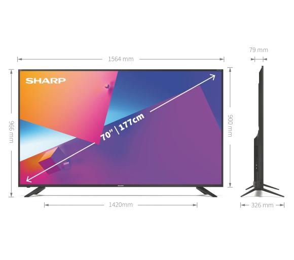 Telewizor Sharp 70CL5EA 70" 4K Ultra HD