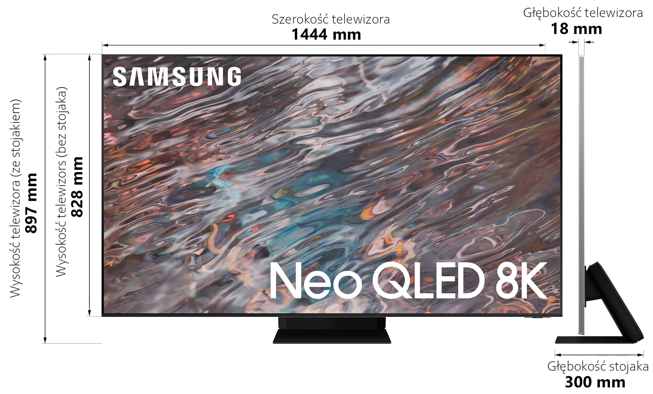 Telewizor Samsung QE65QN800ATXXH 65" 8K Ultra HD