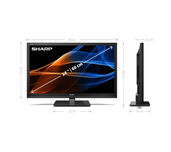 Telewizor Sharp 24EA3E 24" HD Ready