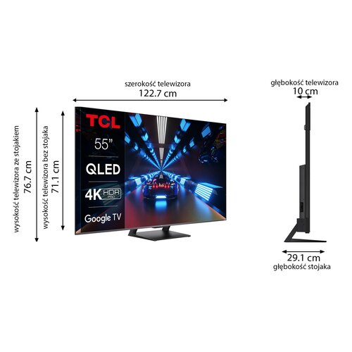 Telewizor TCL 55C735 55" 4K Ultra HD